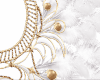 ! Gold White Angel Wings