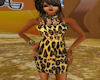 leopard style dress