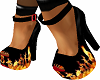 Hot flaming heels