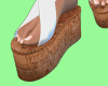 [P] white sandals