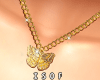 S-Gold Butterfly Chain