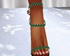 Lea Emerald Sandals