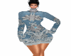 Winter Blue Short Dress