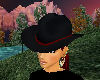 (LFP) Black Felt Hat
