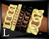 DB- Gold Black Bracelet 