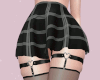 Cute Goth Skirt + Socks