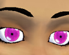 purple pink anime eyes