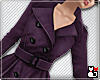 *Belted Coat Purple