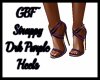 GBF~Strappy Heels Dk Pur