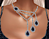 Aqua N Diamond Necklace