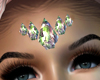 Mystic topaz head jewels