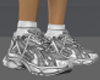 Gray White Runners $