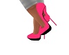 naughty pink heels