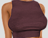 E* Plum Crop Top