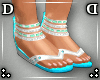 !DD! Summer Aqua Sandals