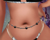 [G] Blk belly chain