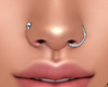 K silver nose piercings
