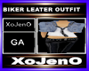 BIKER LEATER OUTFIT