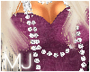 [M]Purple denim dress xo