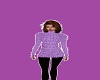 purple sweater fit