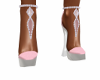 Pink Chiffon Heels