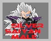 Silver saiyan male suit