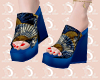 L: Chinese Blue Heels