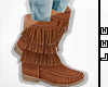 ! Frilly Boots Camel