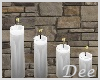 Animated White Candles
