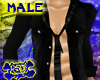 EMO Black Shirt Tie Cool