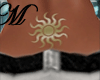 [M] tatoo back sun gold