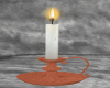 Antiq candle copper
