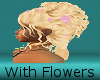 *caps*blonde with flower