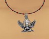 eagle and cross necklace