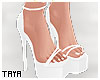 ✰ white vday heels