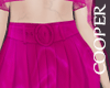 !A short pink pleated sk
