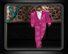 Full Pink PinStripe Suit