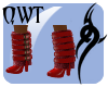 QWT Tess Boots ~ Red