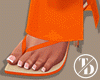 Trendy Orange Heels