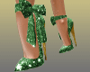 (7K)Green Holiday Heels