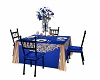 Blue Wedding Guest Table
