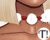 T! Holiday Choker Red