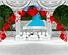 Regal Wedding Arch Red