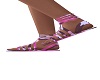 pinkgrey camo sandals