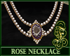 Rose Necklace Purple