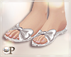 Summer Bow Slippers S