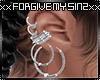 FF SILVER WOMEN EARRINGS