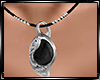 Leather Blk/W Necklace