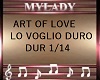 ART OF LOVE-VOGLIO DURO
