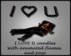 [MAR] I LOVE YOU candles